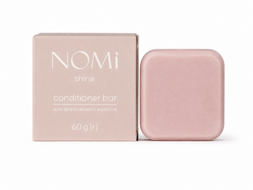 NOMI Shine Твердий кондиціонер для фарбованого типу волосся, 60 g (г) 4820264690375 фото